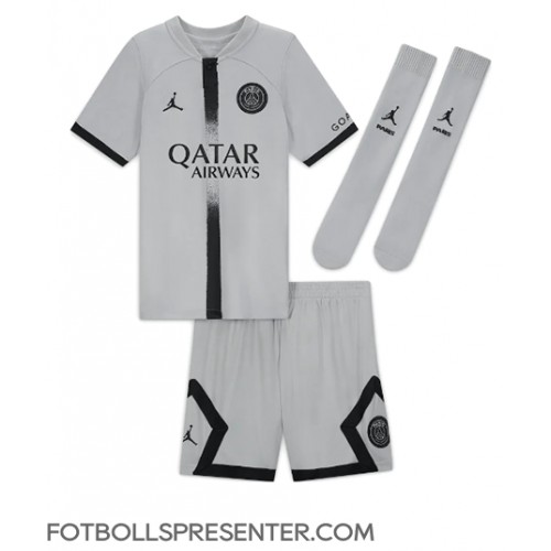 Paris Saint-Germain Kylian Mbappe #7 Bortatröja Barn 2022-23 Kortärmad (+ korta byxor)